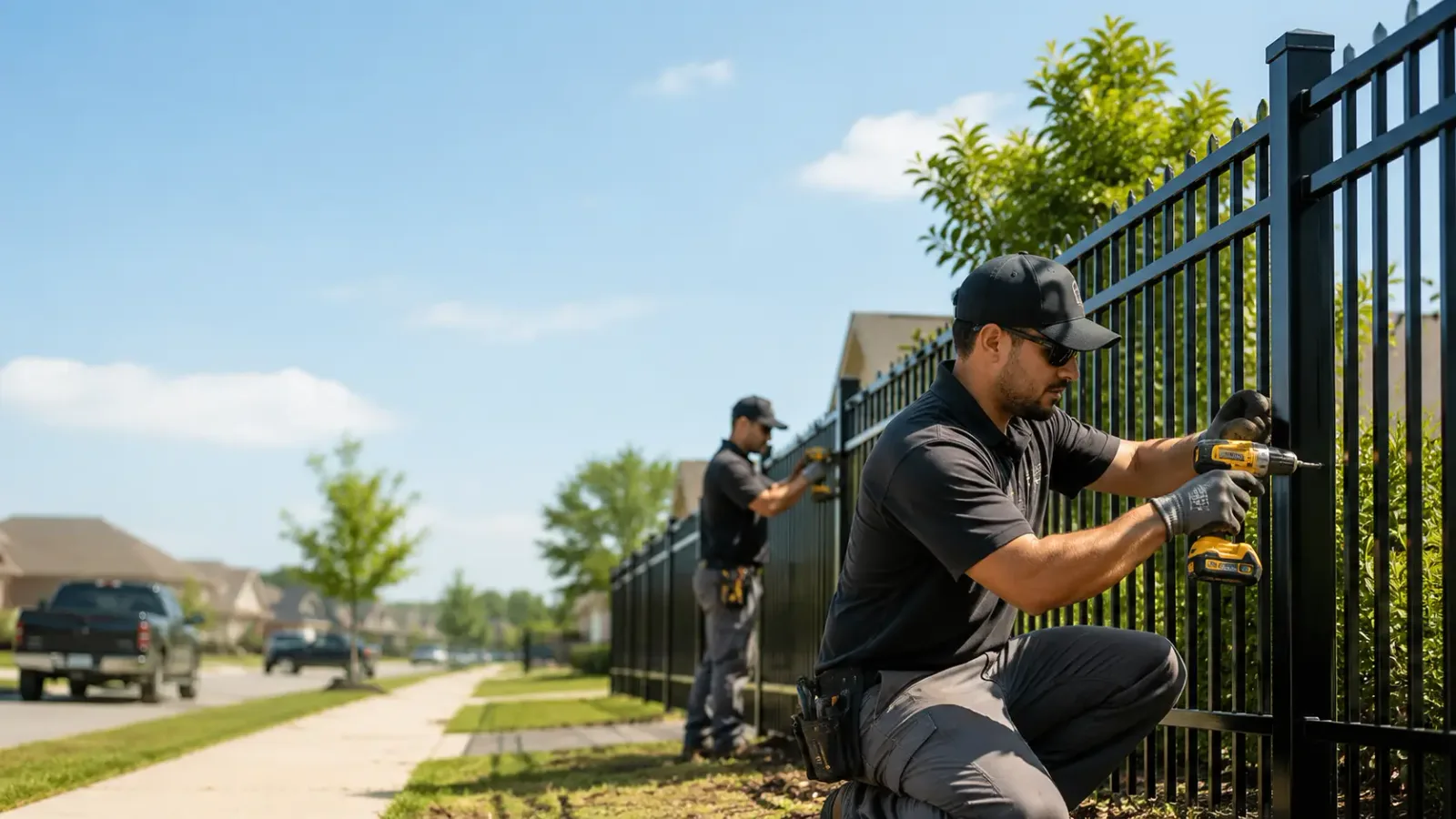 Metal Fence Installation in Hampton, FL